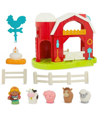 – Musical Barn Playset – Farm Toys – Plays Mary Had a Little Lamb & Farmer in The Dell – Toy Barn & Farm Animals – Music & An...