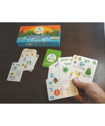 Phonics Card Game (3 Level Box Set). Build Reading Skills Learn Words and Phonics Sounds While Playing a Fun Card Game! 3 x P...