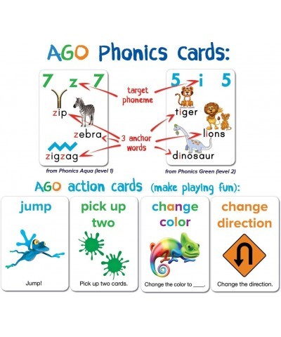 Phonics Card Game (3 Level Box Set). Build Reading Skills Learn Words and Phonics Sounds While Playing a Fun Card Game! 3 x P...