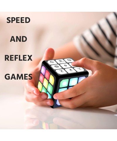 7-in-1 Magic Flashing Cube Electronic Memory & Brain Training Game Cube Focus & Attention Training Handheld Game for Kids Gif...