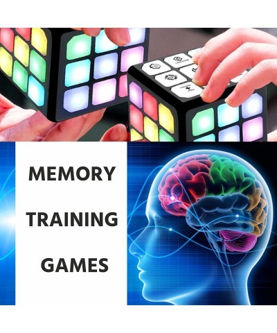 7-in-1 Magic Flashing Cube Electronic Memory & Brain Training Game Cube Focus & Attention Training Handheld Game for Kids Gif...