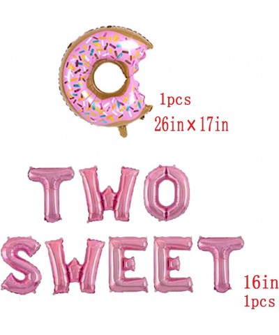 Two Sweet Banner Two Sweet Two Sweet Balloons 2nd Donut Birthday Decoration Two Sweet Secorations Donut Decorations Donut Gro...