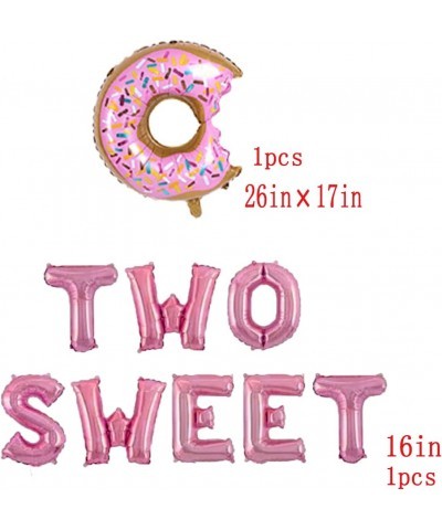 Two Sweet Banner Two Sweet Two Sweet Balloons 2nd Donut Birthday Decoration Two Sweet Secorations Donut Decorations Donut Gro...