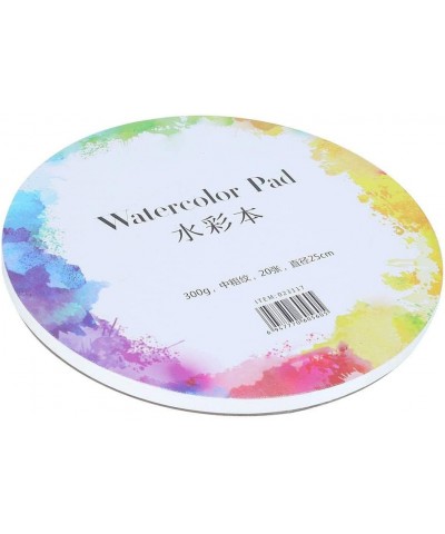 Art Paper Cotton Paper Painting Paper Acid-Free Paper Craft Supplies for Wet Media(Round Watercolor Book 19cm/20 Sheets) $33....