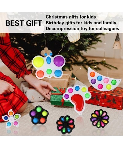 60 pcs Fidget Toys Set Party Favors for Kids 8-12 Sensory Toys for Autistic Children Stress Relief Bulk Pack Pop Fidgets for ...