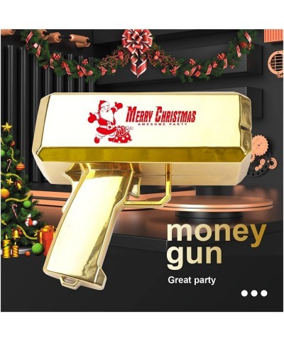 Christmas Money Gun Shooter - Cash Gun Shooter for Real Money Money Gun with Prop Money (Gold) $49.55 Money & Banking Play Toys