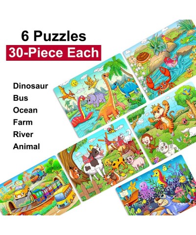 Puzzles for Kids Ages 3-5 Toddler Puzzles 30 Piece Wooden Jigsaw Puzzles for Preschool Children Educational Learning Kids Puz...