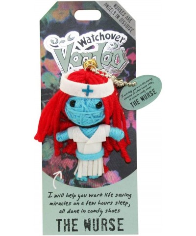 String Voodoo Doll Keychain – Novelty Voodoo Doll for Bag Luggage or Car Mirror - Nurse Voodoo Keychain 5 inches $19.97 Dolls