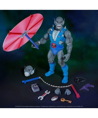 Thundercats: Panthro (Version 2) Ultimates Action Figure Multicolor $52.03 Action Figures