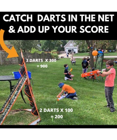 Large Nerf Gun Target for Kids Shooting Practice with Storage Net - Shooting Game Toy for Ages Boys 5 + Years Old. Outdoor In...