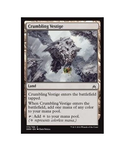 Crumbling Vestige (170/184) - Oath of The Gatewatch $10.44 Card Games