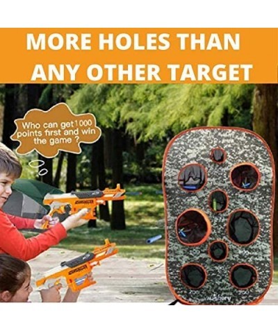 Large Nerf Gun Target for Kids Shooting Practice with Storage Net - Shooting Game Toy for Ages Boys 5 + Years Old. Outdoor In...