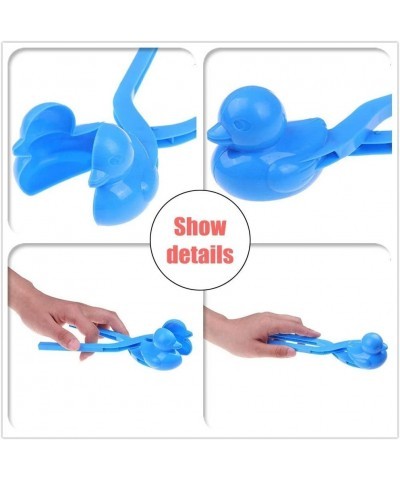 Snowball Maker Toys 4pcs Cartoon Duck Snowball Makers Tool Snow Toys for Kids Winter Outdoor Snow Ball Fight Games Play Beach...