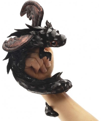 Dragon Wristlet Finger Puppet Black Red-brown 1 EA $37.94 Finger Puppets