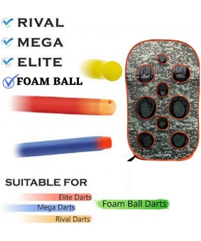 Large Nerf Gun Target for Kids Shooting Practice with Storage Net - Shooting Game Toy for Ages Boys 5 + Years Old. Outdoor In...