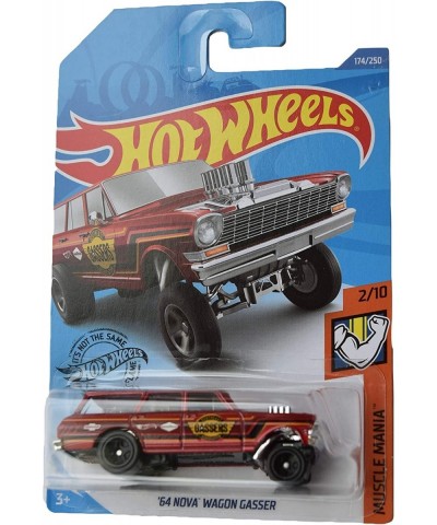 64 Nova Wagon Gasser [red] 174/250 Muscle Mania 2/10 $13.36 Nature Exploration Toys