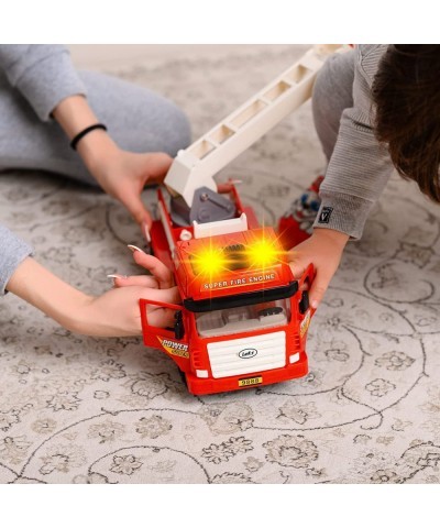 Fire Truck Toy for 3 Year Old Boys Girls Big Firetruck Toys for Kids 3-8 Fire Engine Gift for Ages 3 4 5 6 7 8 Rescue Car Ext...