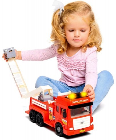 Fire Truck Toy for 3 Year Old Boys Girls Big Firetruck Toys for Kids 3-8 Fire Engine Gift for Ages 3 4 5 6 7 8 Rescue Car Ext...