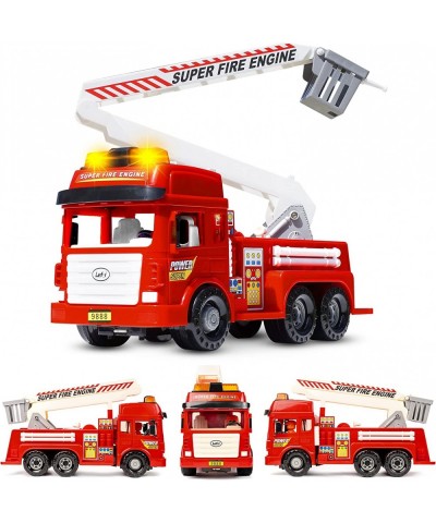 Fire Truck Toy for 3 Year Old Boys Girls Big Firetruck Toys for Kids 3-8 Fire Engine Gift for Ages 3 4 5 6 7 8 Rescue Car Ext...