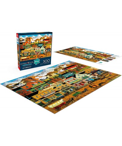 Charles Wysocki - Pete's Gambling Hall - 500 Piece Jigsaw Puzzle $17.15 Jigsaw Puzzles