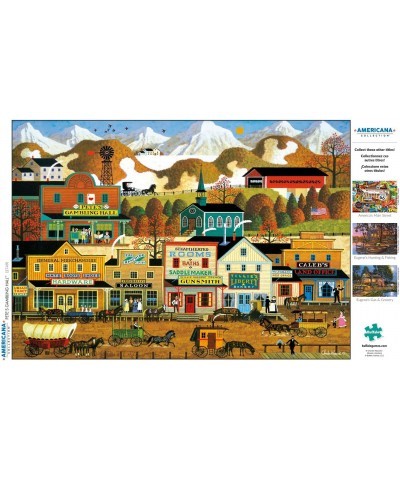 Charles Wysocki - Pete's Gambling Hall - 500 Piece Jigsaw Puzzle $17.15 Jigsaw Puzzles