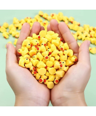 Mini Resin Duck 200 Pack Tiny Ducks for Dollhouse Miniature Figures Micro Fairy Garden Landscape Aquarium Hide Seek Prank Orn...