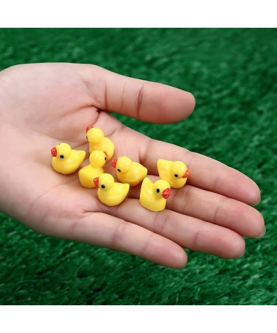 Mini Resin Duck 200 Pack Tiny Ducks for Dollhouse Miniature Figures Micro Fairy Garden Landscape Aquarium Hide Seek Prank Orn...