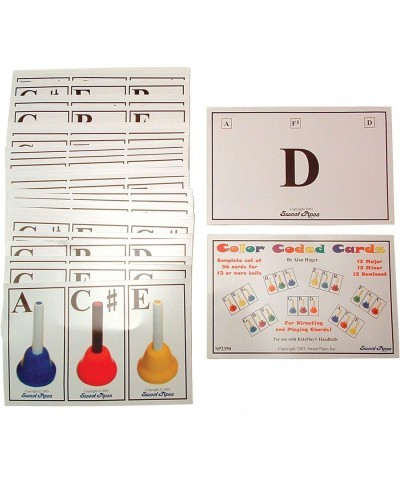 Chord Set Handbell Cards (Set of 36 Age 3+) $76.59 Kids' Musical Instruments