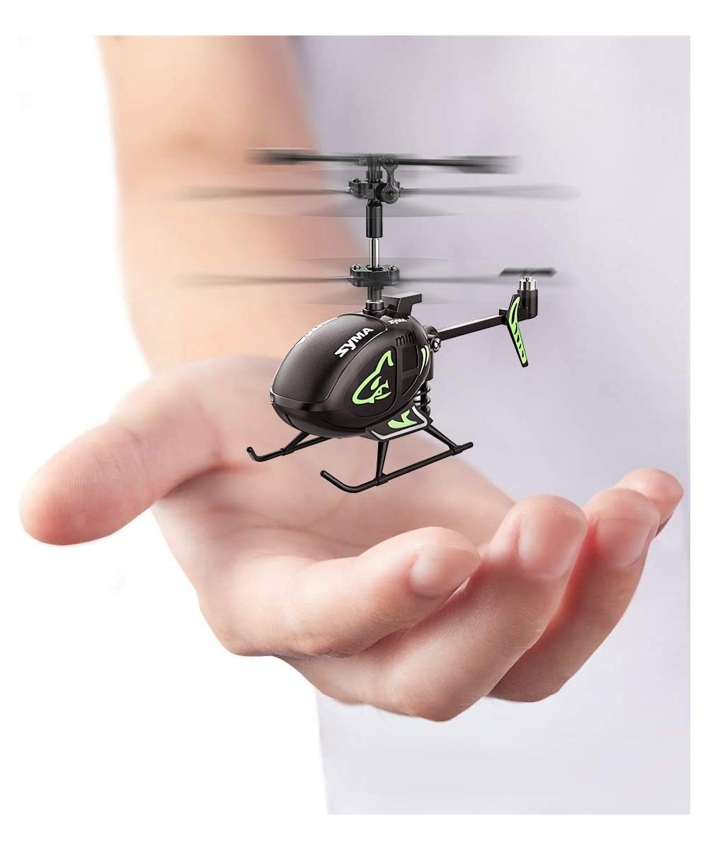 Mini Helicopter S100 Super Smaller RC Helicopter Indoor Aircraft with Altitude Hold One Key take Off/Landing LED Lights Recha...