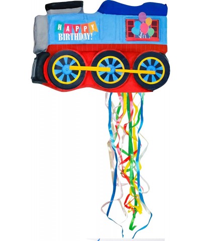 Train Pinata with Pull Strings Exciting Birthday Game for Kids & Awesome Train Party Decoration $59.91 Piñatas