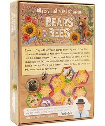 The Bears and The Bees | A Delightfully Strategic Tile Laying Game Ideal for Kids Teens & Adults | from The Creators of Cover...