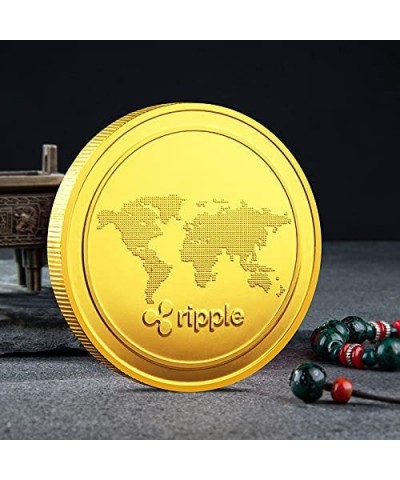 2 Pack Gold Plated Ripple XRP Coin Crypto Commemorative XRP Coins for Collector Souvenir $17.43 Money & Banking Play Toys