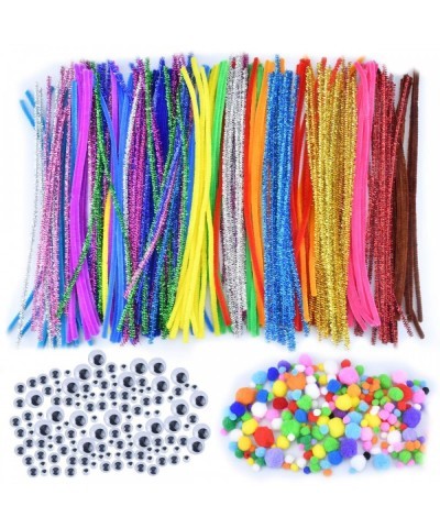 Pipe Cleaners Craft Chenille Stems 6MM x 12 INCH Twistable Stems for Children’s Crafts and Arts Bendable Sculpting Sticks (Pi...