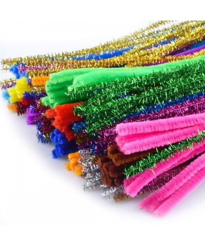 Pipe Cleaners Craft Chenille Stems 6MM x 12 INCH Twistable Stems for Children’s Crafts and Arts Bendable Sculpting Sticks (Pi...