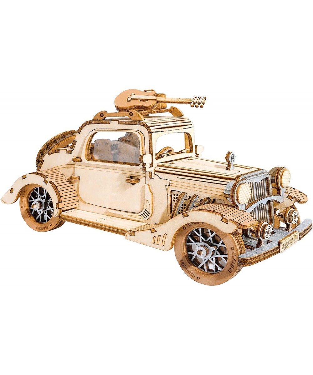 3D Wooden Puzzles Car DIY Model Kits to Build Wooden Model Vintage Car Craft Gift for Collection Lover $28.92 3-D Puzzles