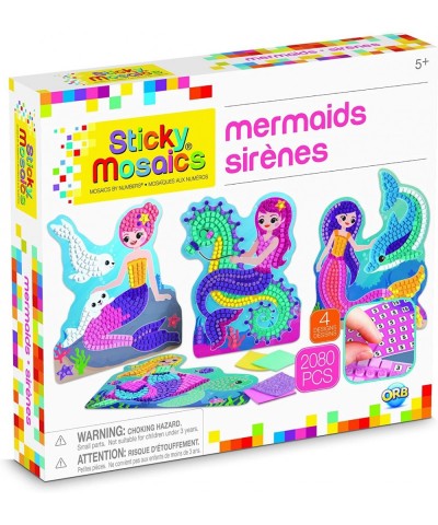 Sticky Mosaics Mermaids Blue/Yellow/Orange/Purple 12" x 2" x 10.75 $22.73 Craft Kits