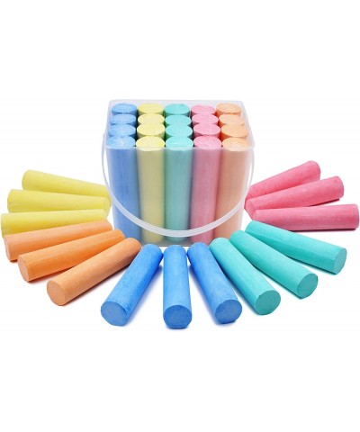 60 PCS Jumbo Washable Bulk Chalk Non-Toxic Sidewalk Chalks Set for Art Play Painting on Chalkboard and Outdoor Playground $28...