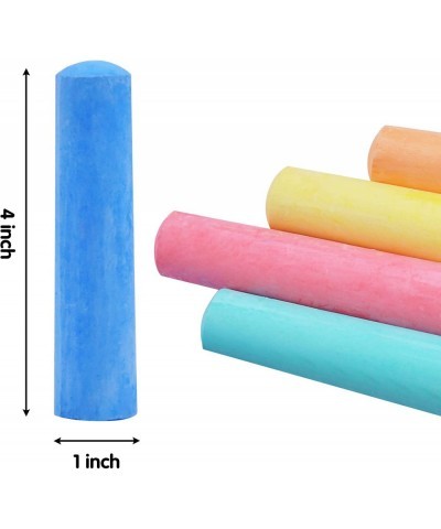 60 PCS Jumbo Washable Bulk Chalk Non-Toxic Sidewalk Chalks Set for Art Play Painting on Chalkboard and Outdoor Playground $28...