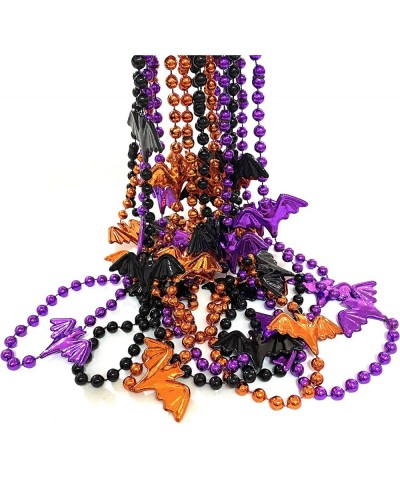 12 Pcs Halloween Party Bat Bead Necklace Pirates Day Necklace Gift Ornament $23.21 Kids' Dress-Up Accessories