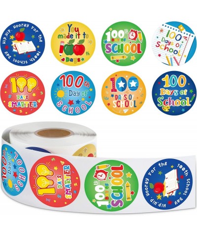 500 Pieces 100 Days of School Stickers Hooray 100 Days Sticker 100th Day Smarter Sticker School Teacher Incentive Sticker Per...