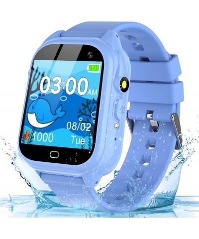 Smart Watch for Kids with 26 Puzzle Games HD Touch Screen Camera Video Recorder Music Alarm Calculator Calendar Flashlight Pe...