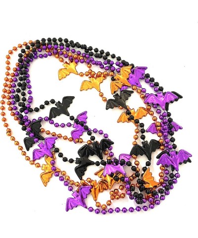 12 Pcs Halloween Party Bat Bead Necklace Pirates Day Necklace Gift Ornament $23.21 Kids' Dress-Up Accessories