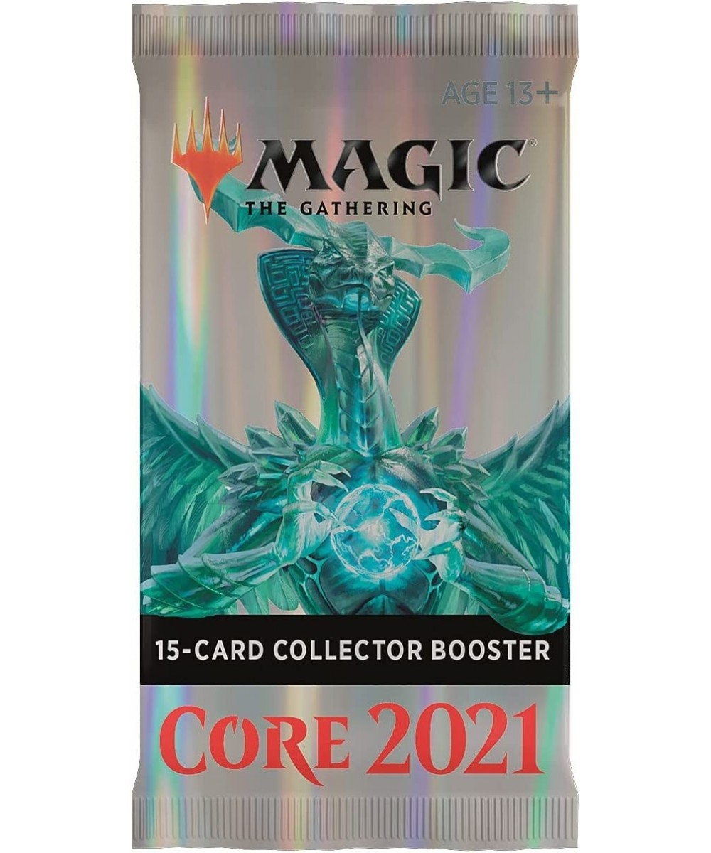 Magic: The Gathering Core Set 2021 (M21) Collector Booster | 15 Cards | Min. 4 Rares Per Pack $51.32 Card Games