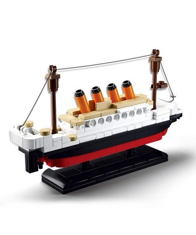 Building Blocks for Titanic ShipBoat 3D Model Educational Gift Toys for Children 194PCS $32.12 Early Development & Activity Toys