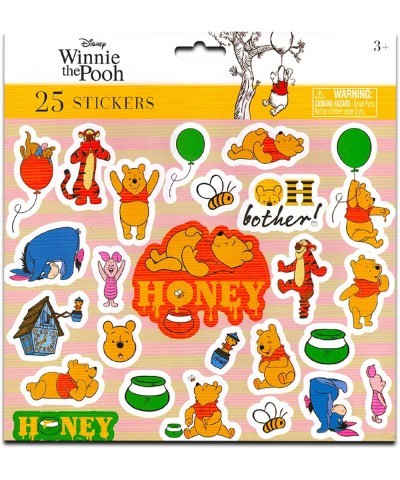 Winnie The Pooh Sticker Packs with Over 150 Colorful Stickers Featuring Pooh Tigger Piglet and More Yellow $15.75 Kids' Stickers