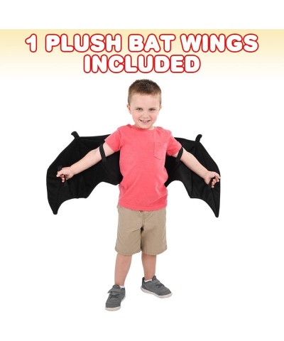 Plush Wearable Bat Wings 1 Pair Bat Wings for Boys and Girls in Black Kids’ Bat Halloween Costume Made of Soft Material Dress...