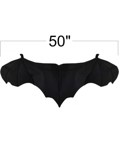 Plush Wearable Bat Wings 1 Pair Bat Wings for Boys and Girls in Black Kids’ Bat Halloween Costume Made of Soft Material Dress...