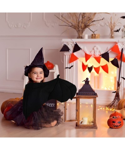 Plush Wearable Bat Wings 1 Pair Bat Wings for Boys and Girls in Black Kids’ Bat Halloween Costume Made of Soft Material Dress...