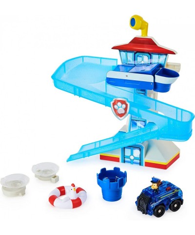 Paw Patrol Adventure Bay Bath Playset with Light-up Chase Vehicle Bath Toy for Kids Aged 3 and up $45.35 Bathtub Toys