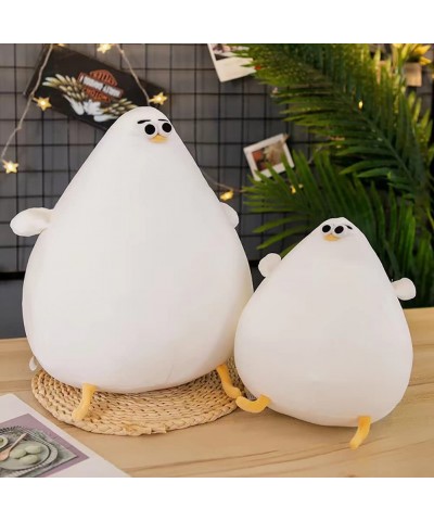 Seagull Plush Pillow Fat Chicken Plush Toys Cartoon Mother Hen Doll Birthday Xmas Gift for Kids (10.23inch) $18.97 Plush Figu...